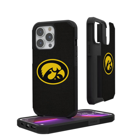 University of Iowa Hawkeyes Solid Rugged Phone Case
