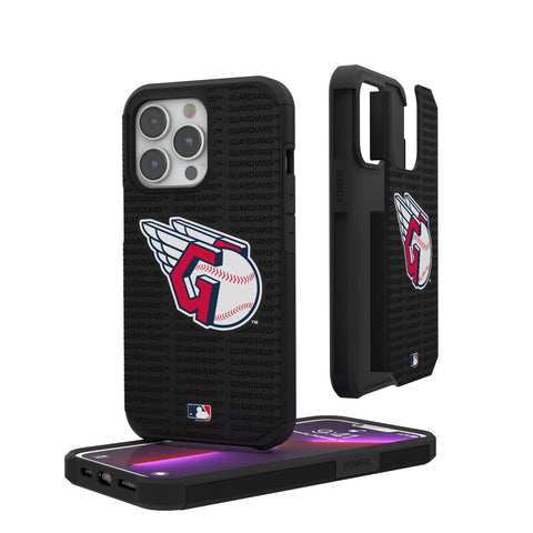 Cleveland Guardians Blackletter Rugged Case-0