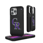 Colorado Rockies Linen Rugged Phone Case-0