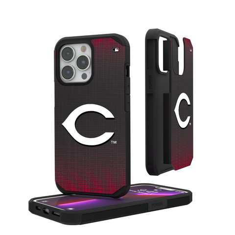 Cincinnati Reds Linen Rugged Phone Case-0