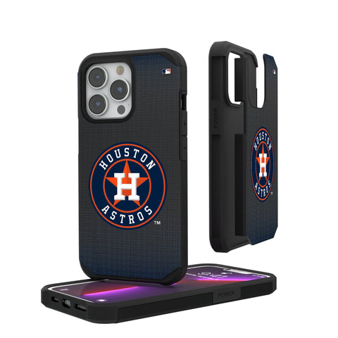 Houston Astros Linen Rugged Phone Case