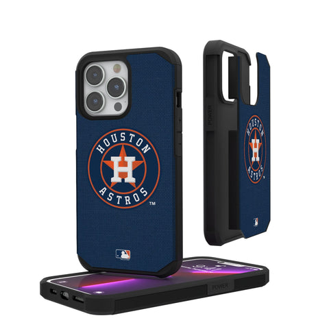 Houston Astros Solid Rugged Phone Case