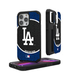 LA Dodgers Personalized Circle Rugged Phone Case for Apple iPhone