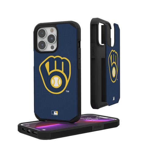 Milwaukee Brewers Solid Rugged Phone Case