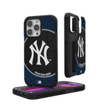 New York Yankees Personalized Circle Rugged Phone Case for Apple iPhone