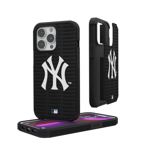 New York Yankees Text Backdrop Rugged Phone Case