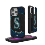 Seattle Mariners Personalized Circle Rugged Phone Case for Apple iPhone
