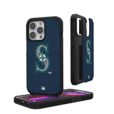 Seattle Mariners Solid Rugged Phone Case