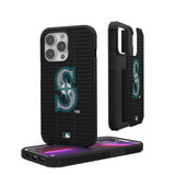 Seattle Mariners Text Backdrop Rugged Phone Case