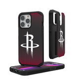 Houston Rockets Linen Rugged Phone Case
