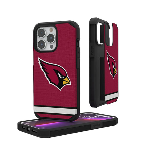 Arizona Cardinals Stripe Rugged Case-0