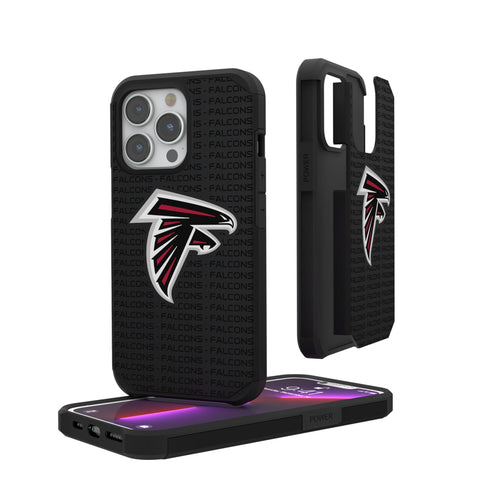 Atlanta Falcons Text Backdrop Rugged Phone Case