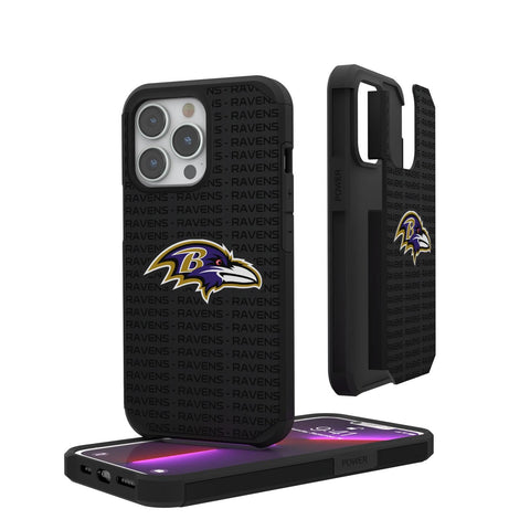 Baltimore Ravens Blackletter Rugged Case-0