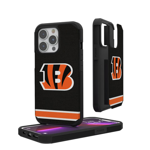 Cincinnati Bengals Stripe Rugged Phone Case