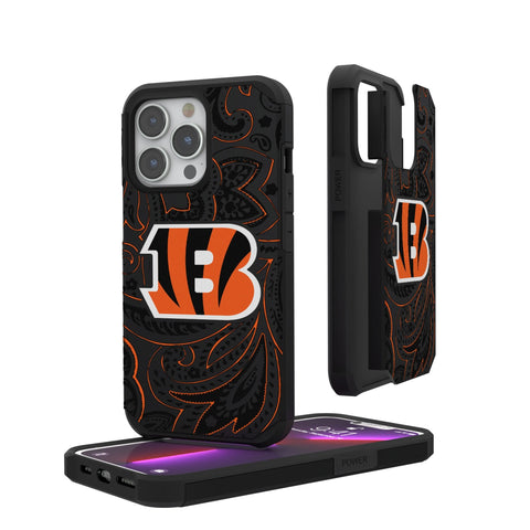 Cincinnati Bengals Paisley Rugged Phone Case