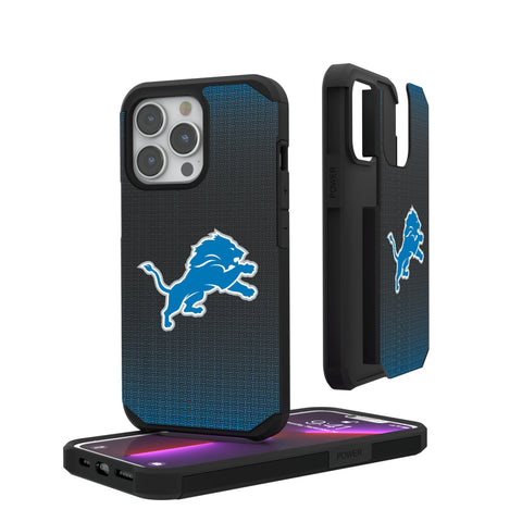 Detroit Lions Linen Rugged Phone Case