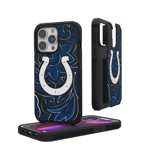 Indianapolis Colts Paisley Rugged Phone Case