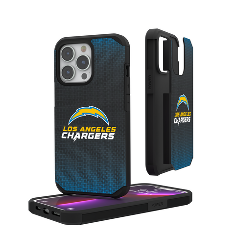 Los Angeles Chargers Linen Rugged Phone Case-0