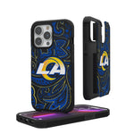 Los Angeles Rams Paisley Rugged Phone Case