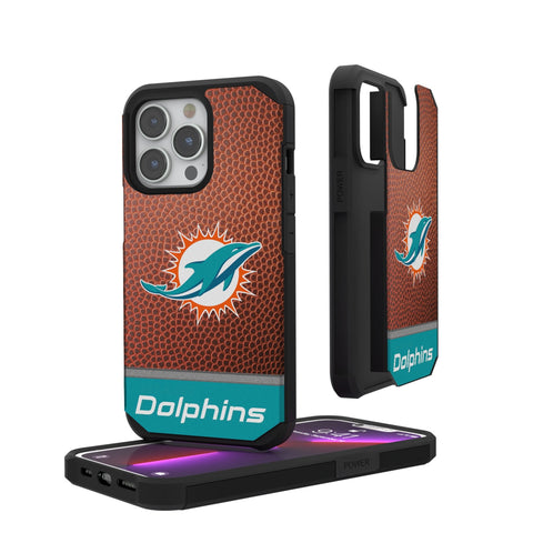 Miami Dolphins Football Wordmark Rugged Phone Case