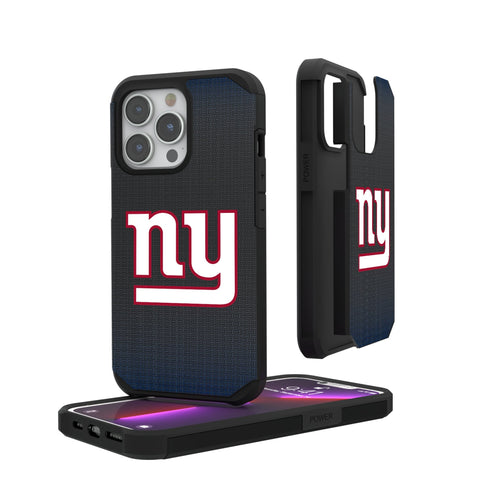 New York Giants Linen Rugged Phone Case