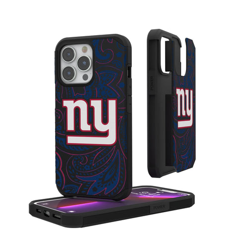 New York Giants Paisley Rugged Phone Case