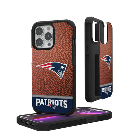 New England Patriots Football Wordmark Rugged Phone Case