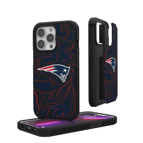 New England Patriots Paisley Rugged Phone Case