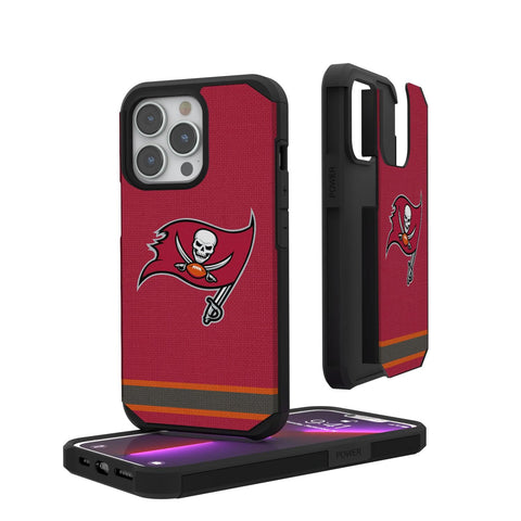 Tampa Bay Buccaneers Stripe Rugged Case-0