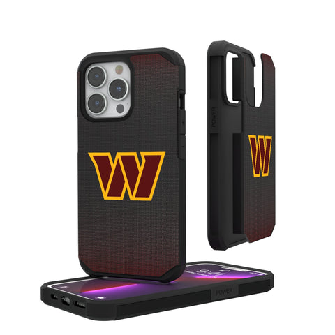 Washington Commanders Linen Rugged Phone Case