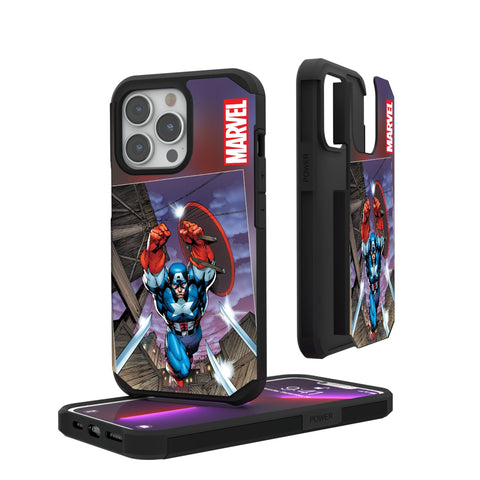 Marvel Avengers Captain America Cover Art Rugged Phone Case