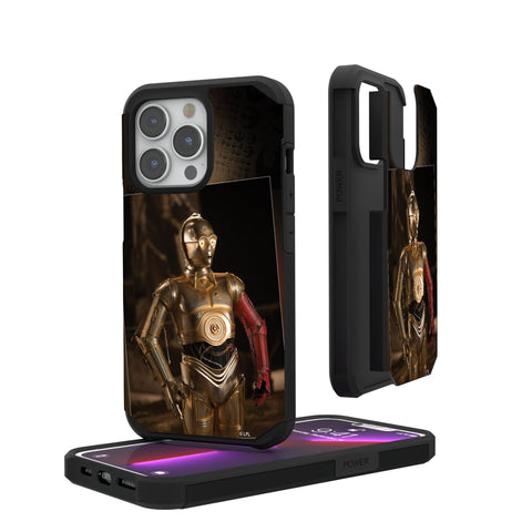 Star Wars C-3PO Portrait Rugged Phone Case for Apple iPhone
