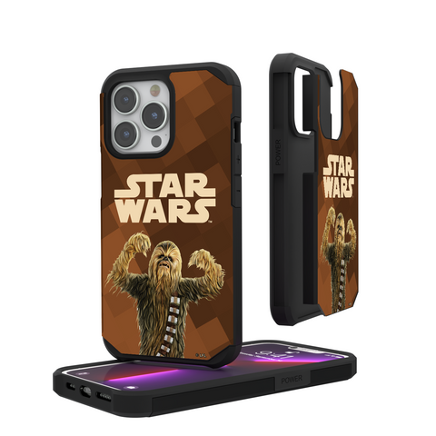 Star Wars Chewbacca Color Block Rugged Phone Case