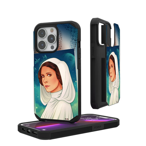 Star Wars Princess Leia Organa Portrait Rugged Phone Case