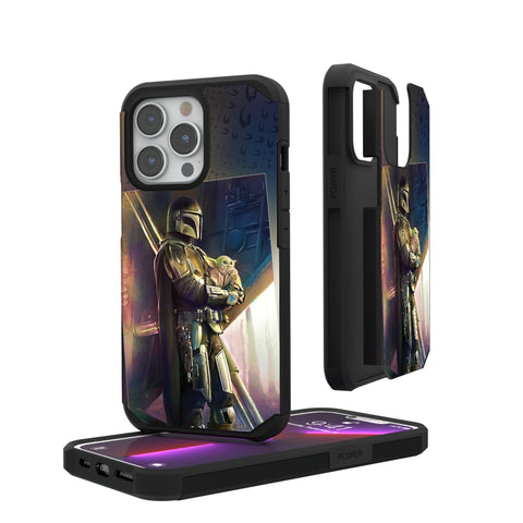 Star Wars: The Mandalorian Din Djarin Portrait Rugged Phone Case