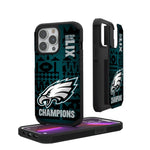 Philadelphia Eagles 2025 Super Bowl Rugged Phone Case for Apple iPhone