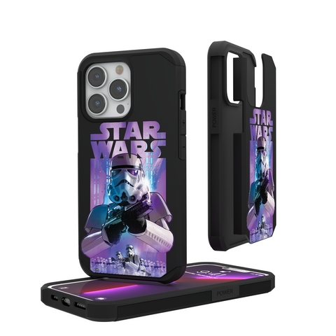 Star Wars Stormtrooper Portrait Collage Rugged Phone Case