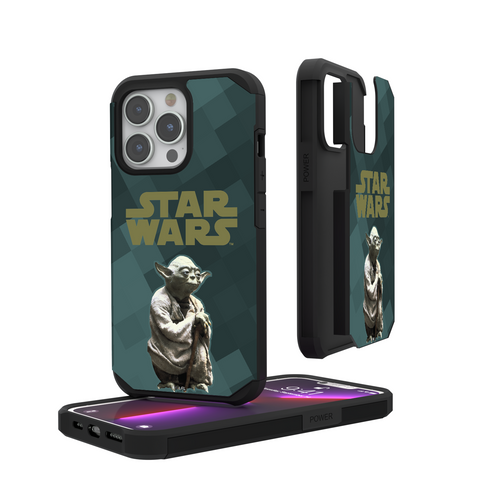 Star Wars Yoda Color Block Rugged Phone Case
