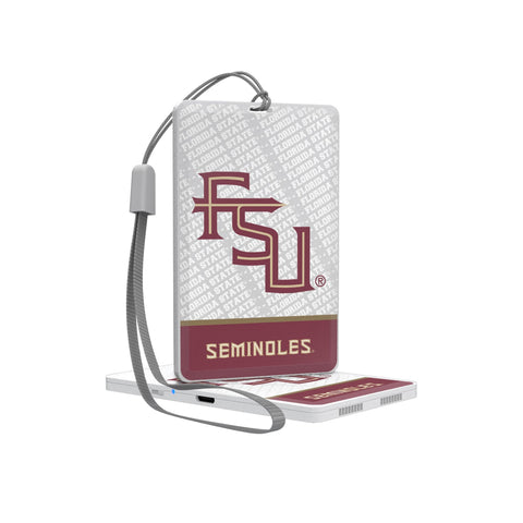 Florida State University Seminoles Athletic Wordmark Endzone Plus Bluetooth Pocket Speaker
