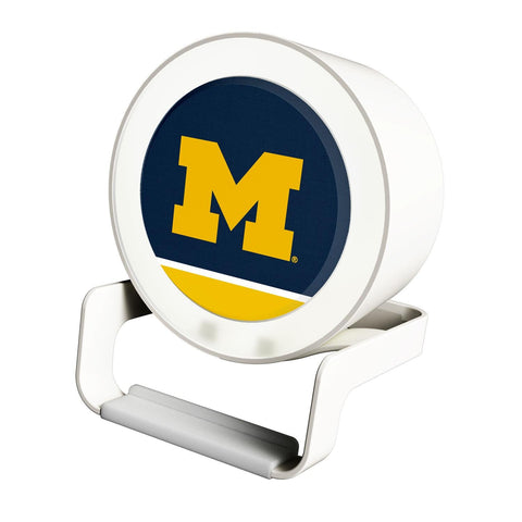 Michigan Wolverines Endzone Solid Night Light Charger and Bluetooth Speaker-0