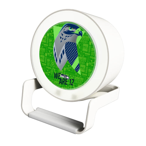 Seattle Seahawks 2024 Illustrated Limited Edition Night Light Charger and Bluetooth Speaker-0