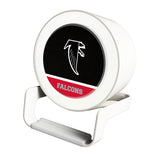 Atlanta Falcons Classic Endzone Solid Night Light Charger and Bluetooth Speaker