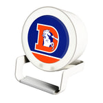 Denver Broncos 1993-1996 Historic Collection Solid Wordmark Night Light Charger and Bluetooth Speaker-0