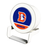 Denver Broncos 1993-1996 Historic Collection Endzone Solid Night Light Charger and Bluetooth Speaker