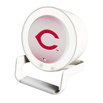 Cincinnati Reds Linen Night Light Charger and Bluetooth Speaker-0