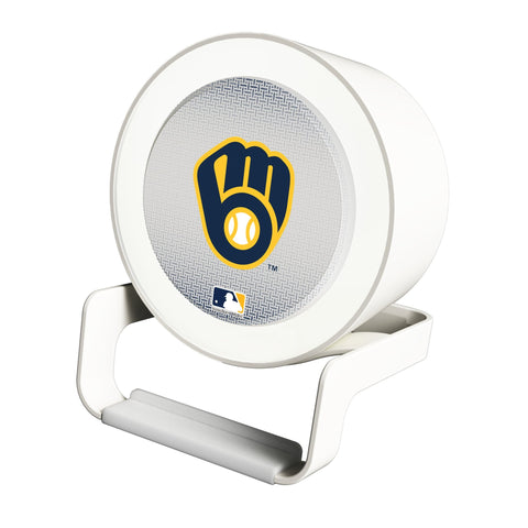 Milwaukee Brewers Linen Night Light Charger and Bluetooth Speaker
