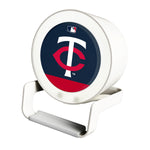 Minnesota Twins Solid Wordmark Night Light Charger and Bluetooth Speaker-0