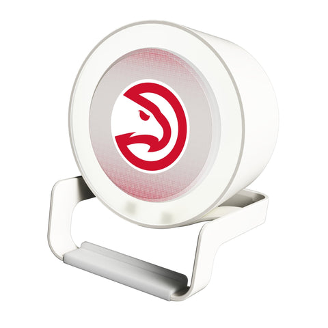 Atlanta Hawks Linen Night Light Charger and Bluetooth Speaker-0