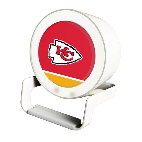 Kansas City Chiefs Solid Wordmark Night Light Charger and Bluetooth Speaker-0