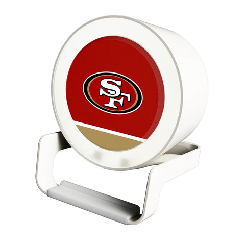 San Francisco 49ers Solid Wordmark Night Light Charger and Bluetooth Speaker-0